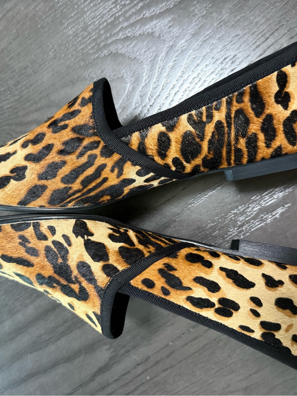 Gentle Souls Bailey Leopard Calf Hair Loafers Flats Women’s US 10M Slip On EUC - Picture 7 of 11